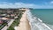 Scenic Beach At Parnamirim In Rio Grande Do Norte Brazil.