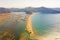 Scenic bird eye view of Iztuzu beach