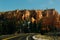 Scenic byway on Highway 14 through Cedar Canyon toward Cedar Breaks and Bryce Canyon National Park