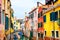 Scenic canal with old architecture in Venice, Italy