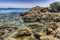 The scenic Capriccioli beach in Costa Smeralda, Sardinia, Italy