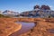 Scenic Cathedral Rocks Sedona Arizona in Winter