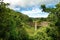 Scenic Chamarel falls in jungle of Mauritius