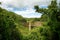 Scenic Chamarel falls in jungle of Mauritius