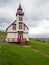 Scenic church at Hlidarendi in Southern Iceland