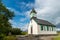 Scenic church  in Thingvellir National Park Iceland