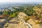 Scenic City View of Los Angeles from Runyon Canyon Park Hiking Trail