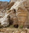 Scenic cliffs of Ein Avdat gorge in Israel