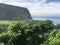 Scenic cliffs and ocean at Waipiâ€™o Valley on the Big Island of Hawaii