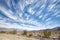 Scenic cloudscape over the Death Valley, US