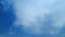 Scenic Cloudy Sky With Different Types Of Clouds. Different Layers Of Clouds In Blue Sky. White And Blue Colors