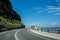Scenic coast with Sea Cliff Bridge, Wollongong Australia