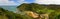 Scenic coastal landscape along Great Ocean Road as viewed from Teddy`s Lookout in Victoria