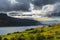 Scenic Coastal Landscape With Single House At The Coast Of Loch Broom Near Ullapool In Scotland