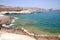 Scenic coastal landscape of volcanic rocks in Costa Adeje on Tenerife