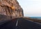 Scenic coastal road in Musandam Governorate of Oman