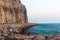 Scenic coastal road in Musandam Governorate of Oman