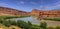 Scenic Colorado river landscape in Utah