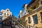 Scenic colorful Old Havana streets in historic city center - Havana Vieja - near Paseo El Prado and Capitolio.