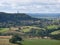 Scenic Cotswolds view from Stinchcombe Hill