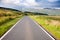 Scenic country road in Scottish Highlands