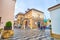 The scenic courtyard of Jasna Gora monastery in Czestochowa, Poland