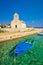 Scenic dalmatian chapel by the sea