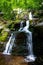 Scenic Dark Hollow Falls at Shenandoah National park in summer