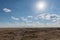 Scenic desolate eastern New Mexico vista