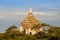 Scenic detail view of beautiful ancient temple in Bagan