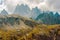 Scenic Dolomites Mountains
