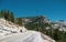 Scenic drive along Tioga Pass, Yosemite National Park, California, USA
