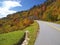 Scenic drive on blue ridge parkway