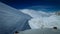Scenic Drive through Shinkula Pass: White Mountains and Snowy Roads in Ladakh