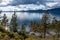 Scenic drives USA at Lake Tahoe