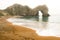 Scenic Durdle Door, Lulworth Cove Landscape