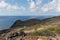 Scenic east Oahu vista along the Makapuu Point trail in early morning