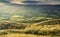 Scenic Edale Valley in Warm Sunset Light.