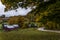 Scenic Farm and Winding Dirt Road - Autumn / Fall Colors - Vermont