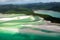 Scenic flight over Whitehaven Beach