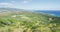 Scenic Green Landscape By Sea At Diamond Head State Monument