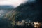 Scenic Hallstatt town in autumn, Austria