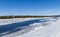 Scenic Henrys Fork Snake River Idaho Landscape in Winter