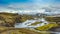 Scenic highland area of Landmannalaugar, Iceland