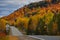 Scenic highway number 155 in Quebec province, Canada
