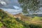 Scenic Hills at Warm Summer Day in Peak District