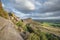 Scenic Hills at Warm Summer Day in Peak District