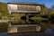 Scenic Historic Covered Bridge - Reflection - Abandoned Railroad - Vermont