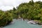 Scenic Hokitika Gorge with its signature turquoise river in New Zealand