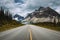 Scenic Icefields Pkwy in Banff National Park leading to the Bow